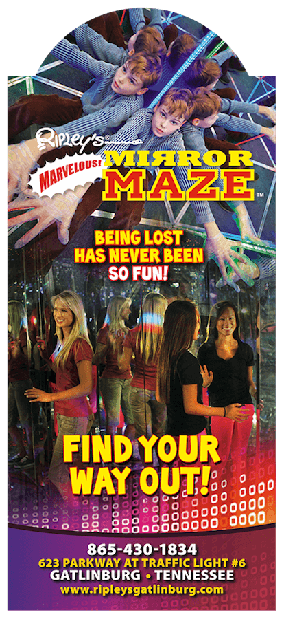 Ripley’s Marvelous Mirror Maze & Ripley’s Candy Factory Brochure Image