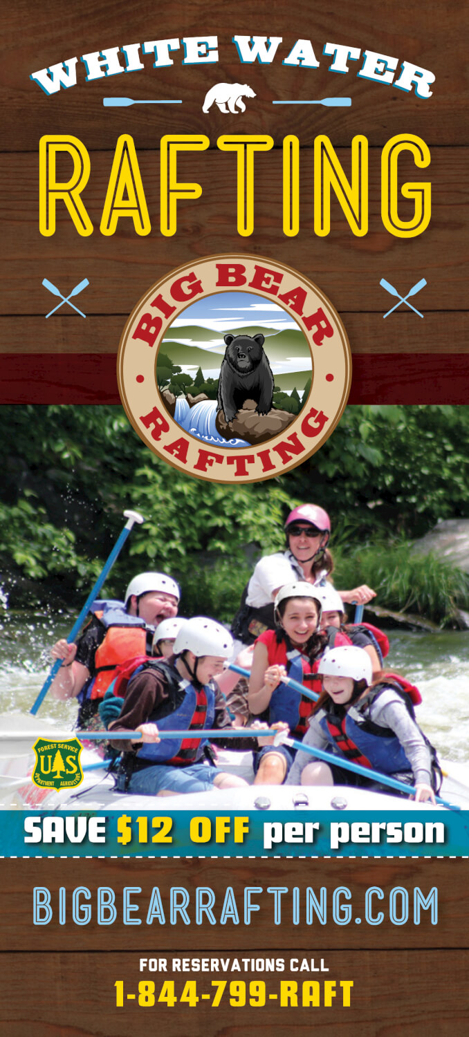 Big Bear Rafting Brochure Image