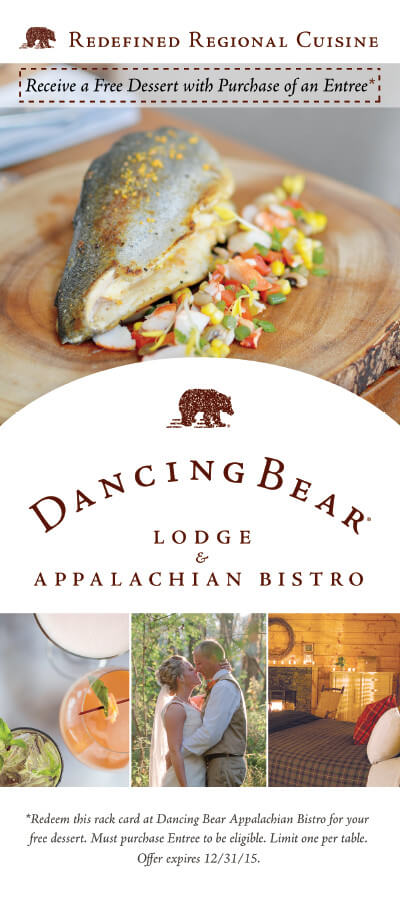 Dancing Bear Lodge & Appalachian Bistro Brochure Image