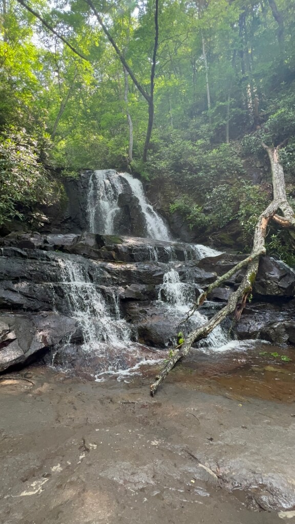 Laurel Falls in the Great Smoky Mountains