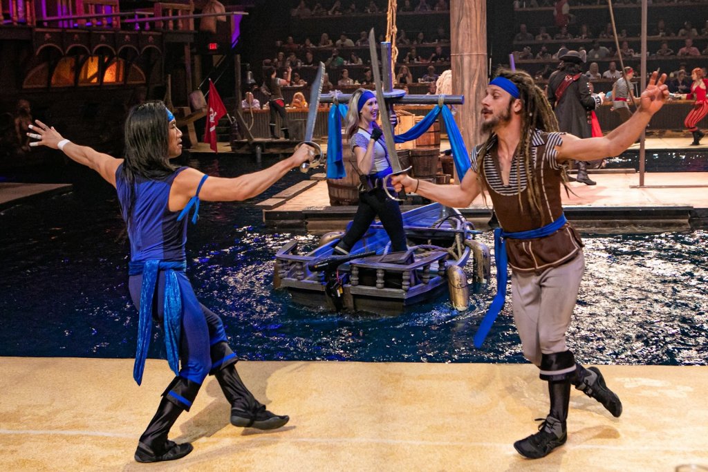 Pirates fighting at Pirates Voyage Dinner & Show
